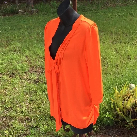 💃NWOT “ Fibraviva” Size XLG Just Way Too Colorful Top Wardrobe Must Have 💃 - Picture 6 of 10